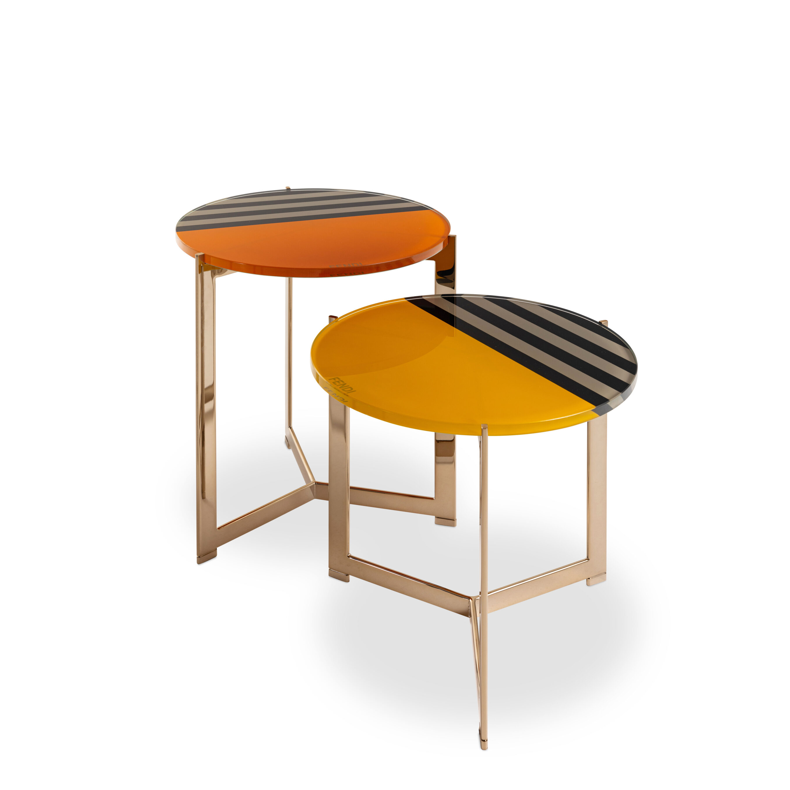 fendi-RIPPLE PEQUIN SIDE TABLE